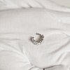 Серебряный кафф с фианитами Miestilo