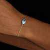 Серебряный браслет PURITY с топазом Sky Miestilo
