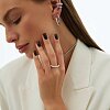Теннисный серебряный браслет с фианитами Miestilo