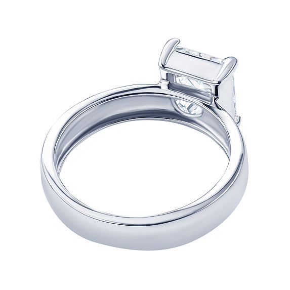 Серебряное кольцо Kelly с фианитом Miestilo