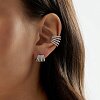 Крупный кафф из серебра с фианитами Гэтсби Miestilo
