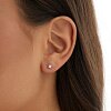 Миниатюрные серьги-пусеты из серебра в форме звезды Isida Miestilo