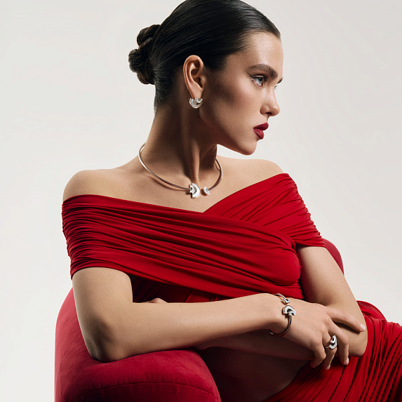 Кольцо из серебра с перламутром VENUS Miestilo