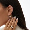Серьги джекеты из серебра с натуральным жемчугом Miestilo