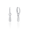 Серьги с подвеской из серебра Miestilo