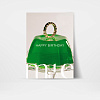 Открытка подарочная Elizabeth "Happy Birthday" Miestilo