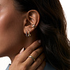 Кафф из серебра биколор Miestilo