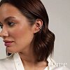 Серебряный кафф с фианитами Miestilo
