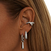 Серьги с подвеской из серебра Miestilo
