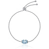 Серебряный браслет PURITY с топазом Sky Miestilo