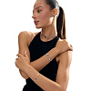 Серебряное жесткое колье PURITY с London топазом Miestilo