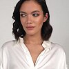 Позолоченный двойной кафф из серебра без вставок Miestilo