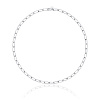 Серебряное колье-цепь якорного плетения Miestilo