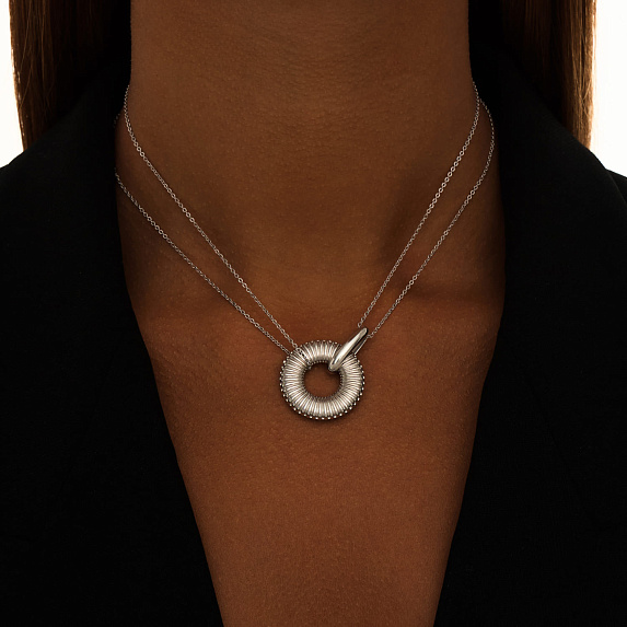 Серебряное колье из серебра вечность Miestilo
