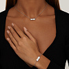 Серебряный браслет Midnight с фианитами в огранке Эмеральд Miestilo