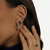 Серебряный кафф без вставок Miestilo