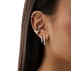 Базовые серьги из серебра Miestilo
