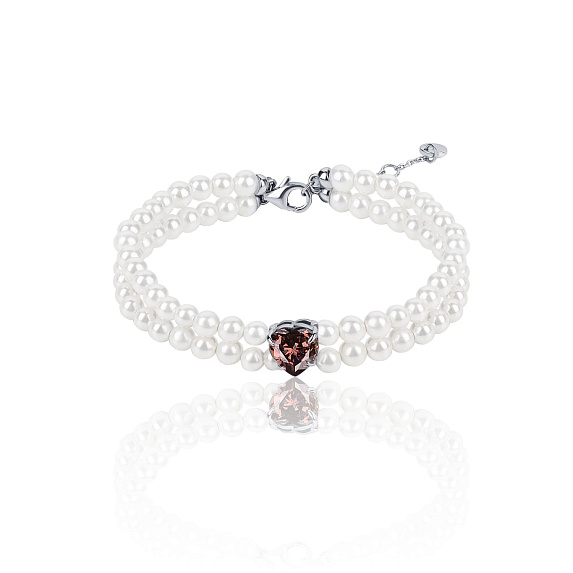 Браслет GALATEA из серебра с жемчугом Miestilo