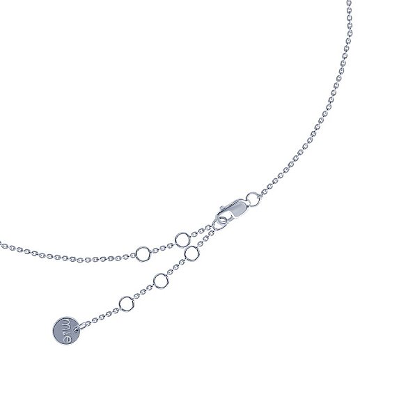 Серебряное колье-чокер с фианитами Miestilo