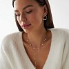 Серебряное колье с натуральным жемчугом Miestilo