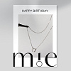 Открытка подарочная "Happy Birthday" Miestilo