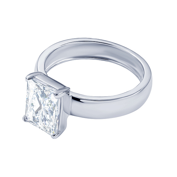 Серебряное кольцо Kelly с фианитом Miestilo