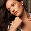 Серебряные серьги-гвоздики Sophia с фианитами 7 мм  Miestilo