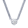 Серебряное колье с фианитом Angel Miestilo