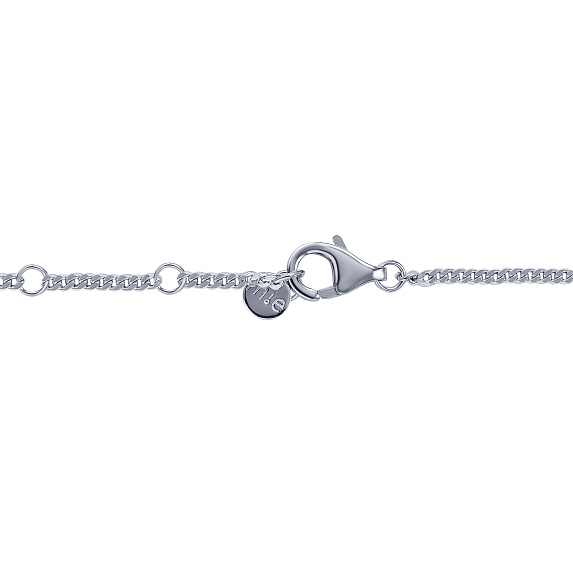 Серебряный браслет Midnight с фианитами в огранке Эмеральд Miestilo