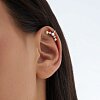 Серебряный кафф с натуральным жемчугом Miestilo