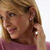 Серебряные серьги-гвоздики с фианитами 7мм Miestilo